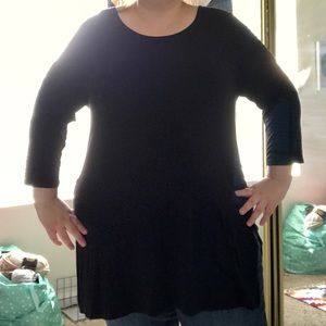 Jones New York Mid Sleeve Tunic Top Plus Size 2X